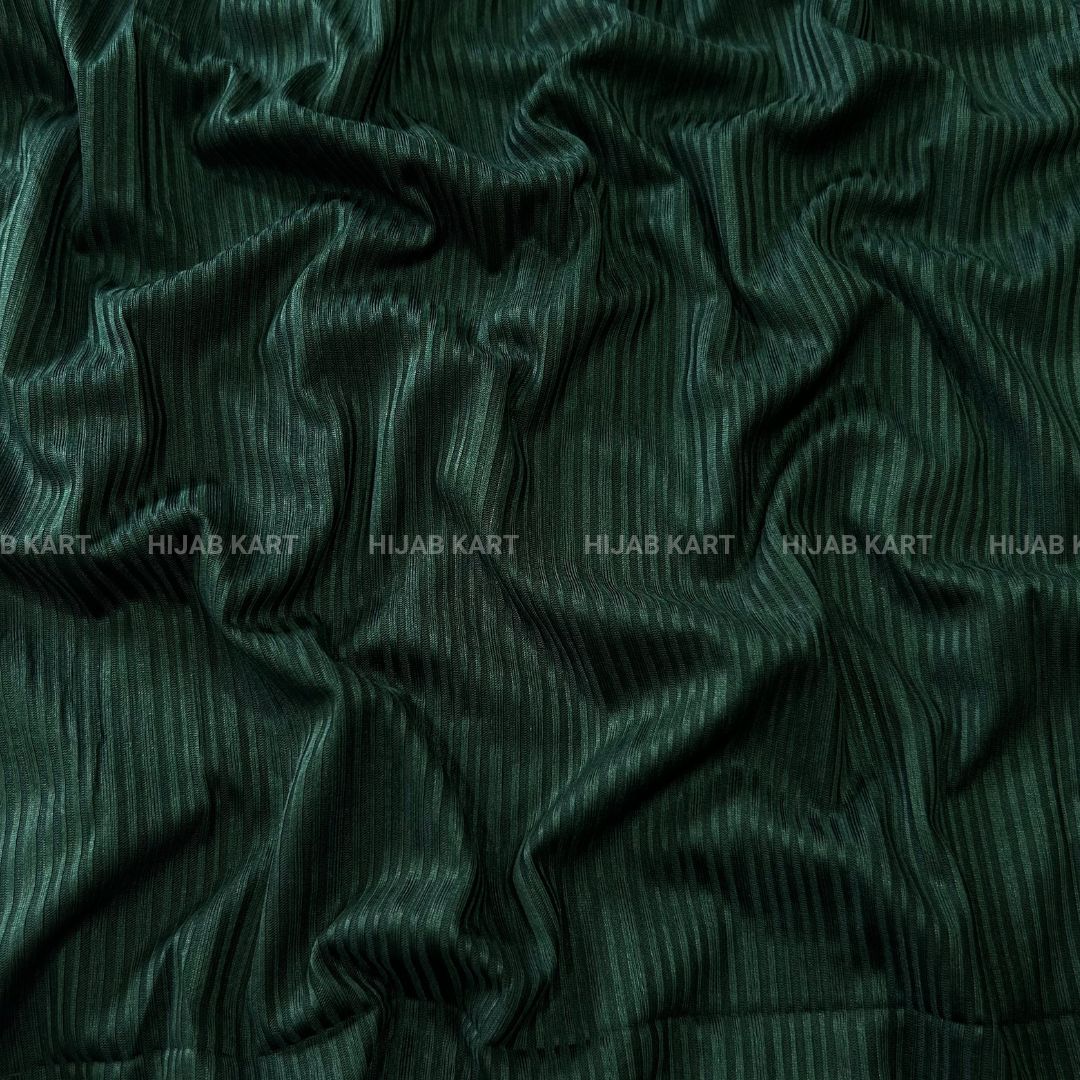 Bottle Green- Premium Ribbed Jersey Hijab