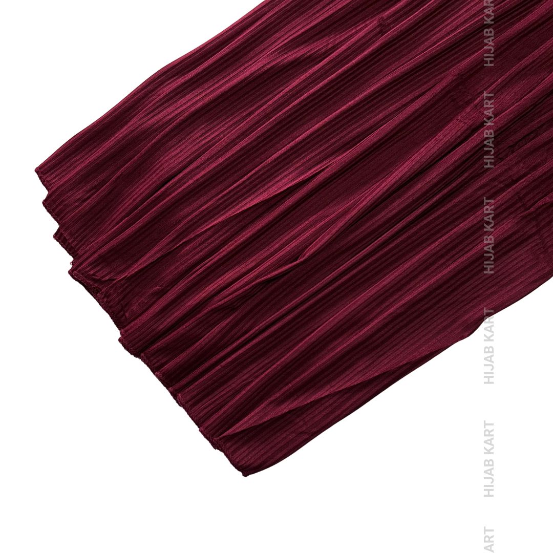 Carmine Red- Premium Ribbed Jersey Hijab