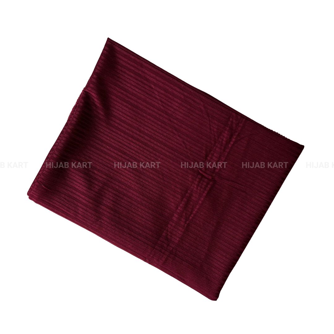 Carmine Red- Premium Ribbed Jersey Hijab