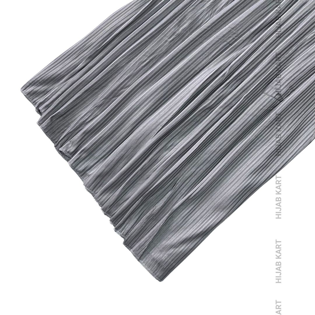 Silver- Premium Ribbed Jersey Hijab