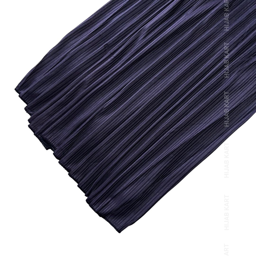 Navy Blue-Premium Ribbed Jersey Hijab