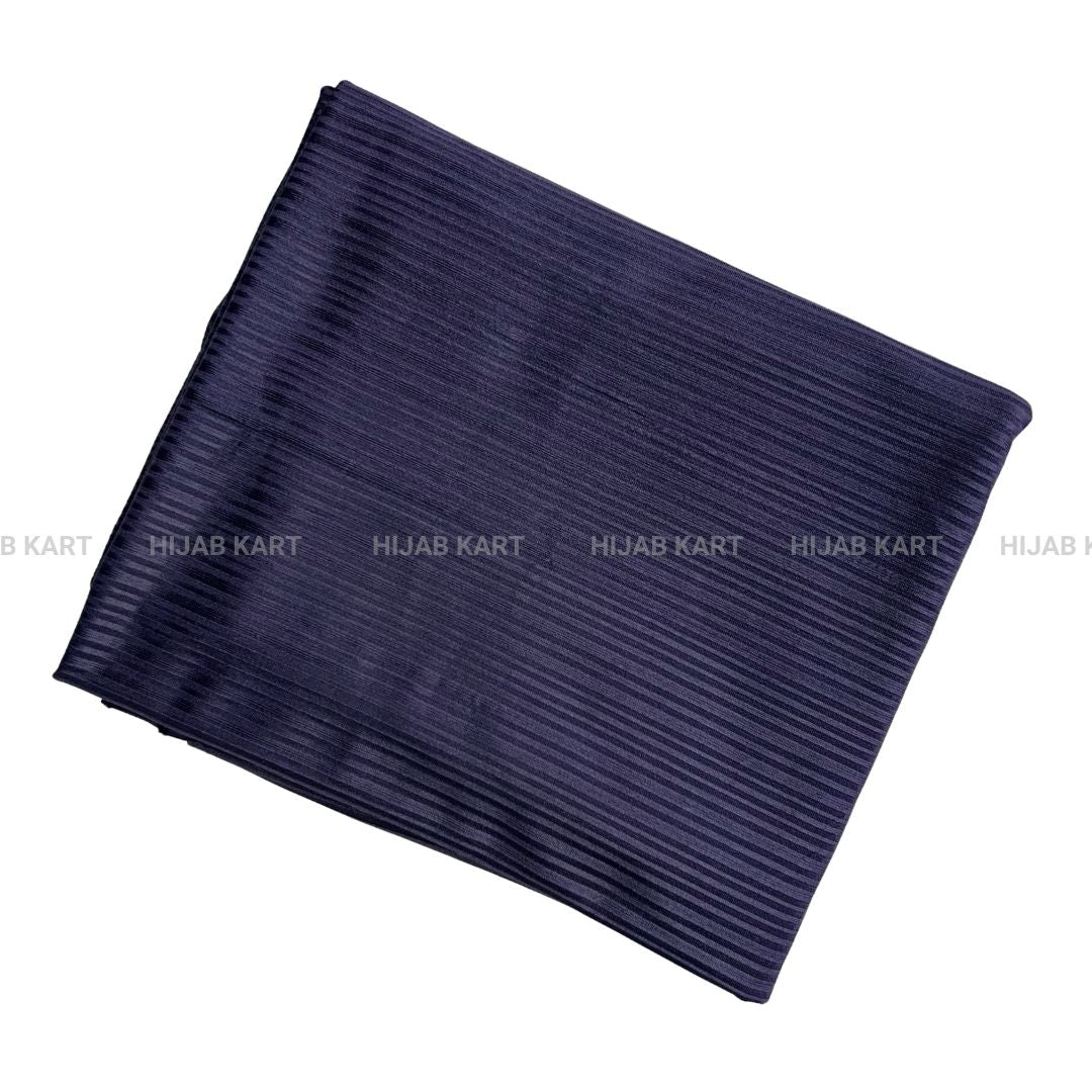 Navy Blue-Premium Ribbed Jersey Hijab