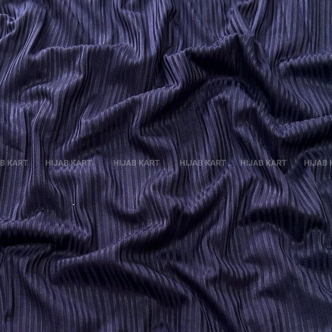 Navy Blue-Premium Ribbed Jersey Hijab