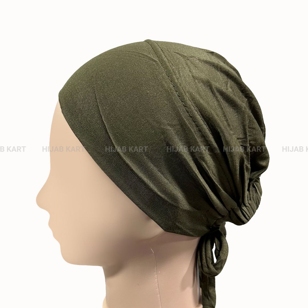 Army Green-Premium Malaysian Tie-Back Undercap