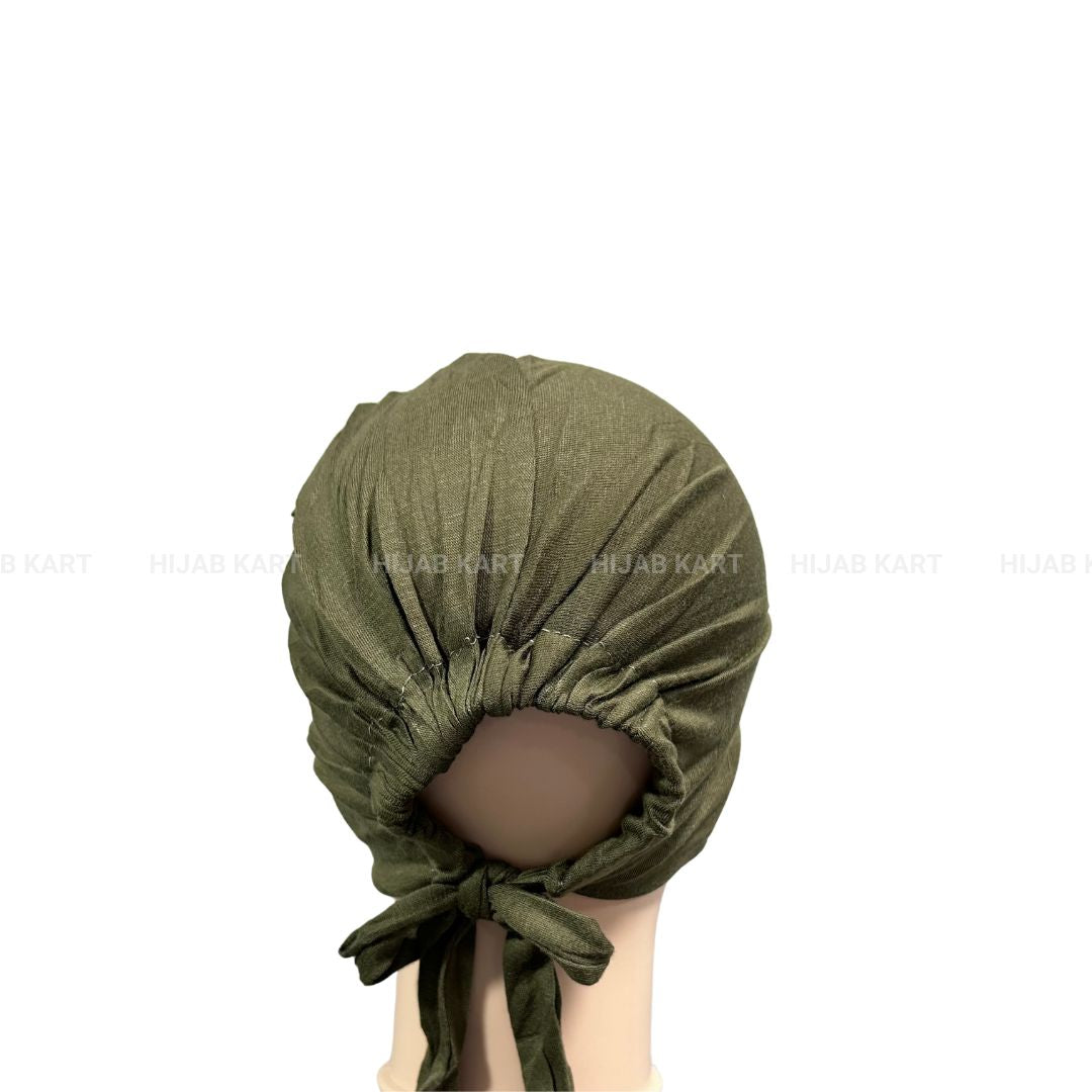 Army Green-Premium Malaysian Tie-Back Undercap