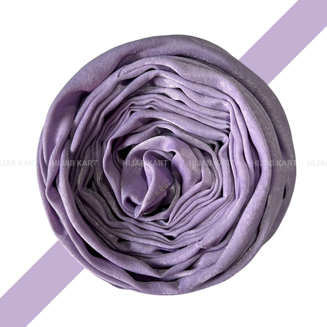 Lavender- Velvet Satin Hijab
