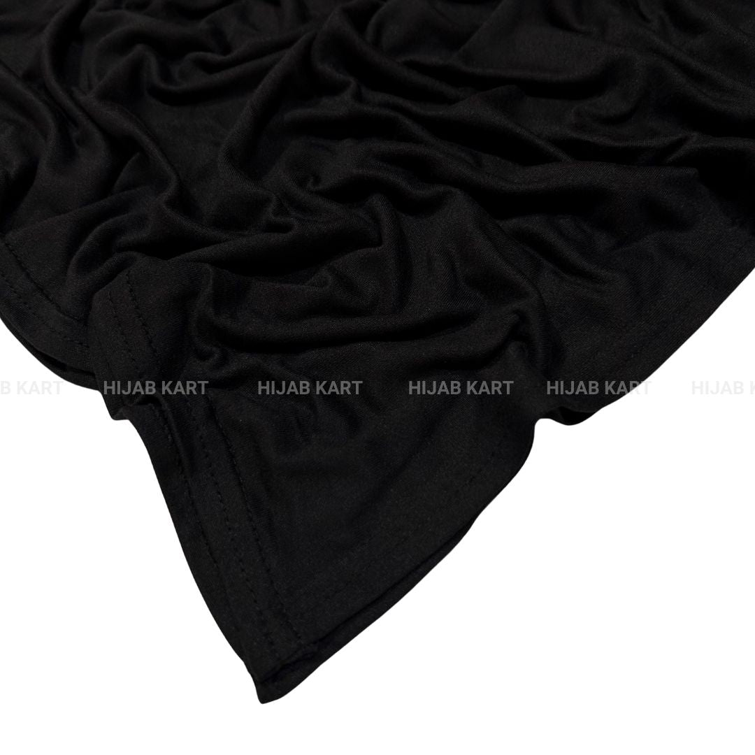 Rich Black- Premium Modal Jersey Hijab