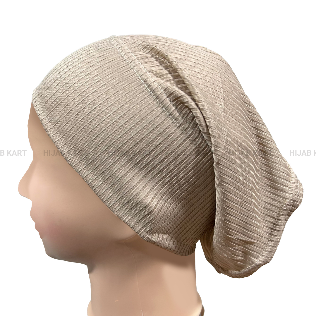 Luxe Ribbed Hijab Undercap- Skin