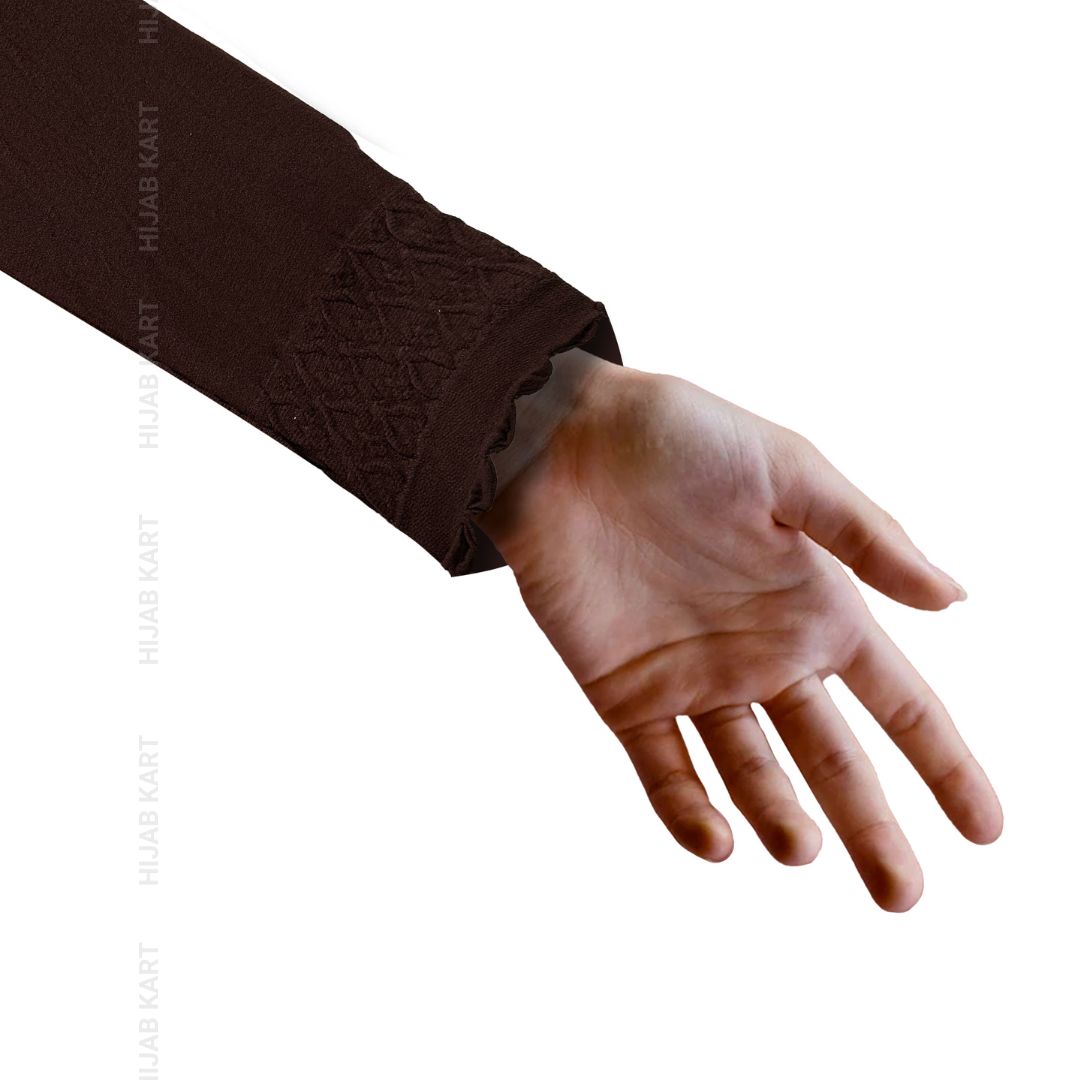 Coffee Brown- Stretchable Arm Sleeves Extender