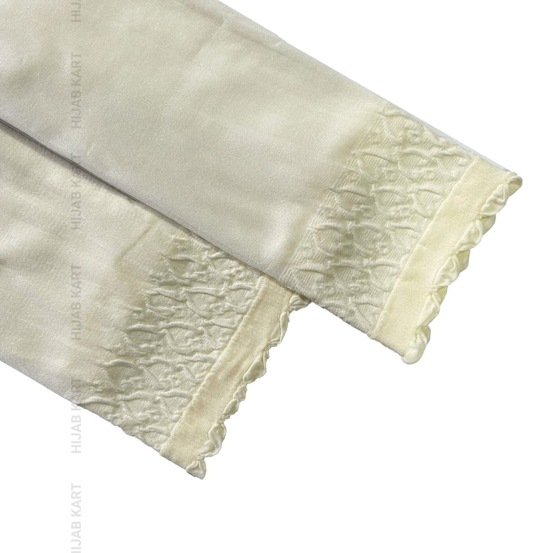 Cream- Stretchable Arm Sleeves Extender