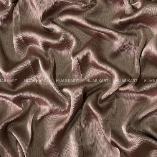 Nude Brown Hijab | Satin Hijab