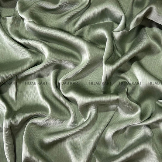 Pista Green Hijab | Satin Hijab