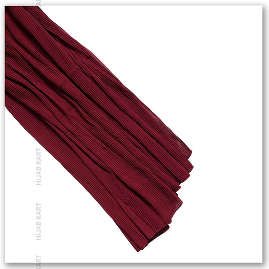 Full Ribbed Georgette Hijab