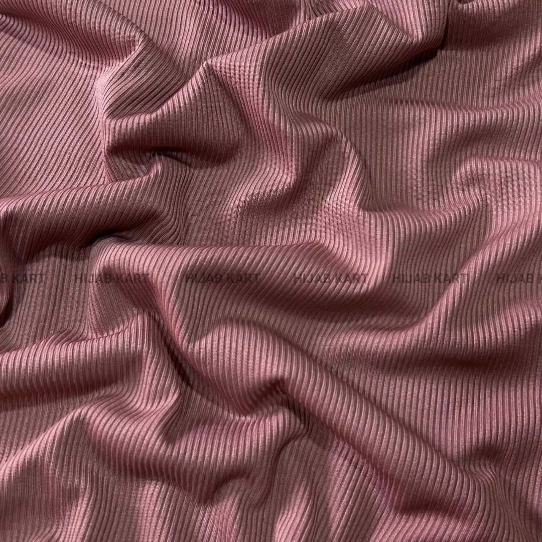 Salmon Pink - Premium Ribbed Jersey Hijab