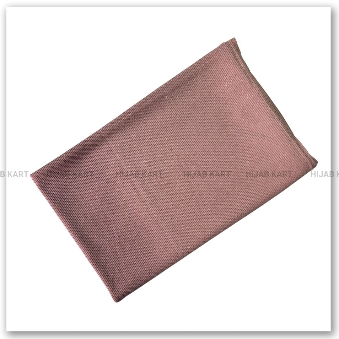 Blush Pink - Premium Ribbed Jersey Hijab