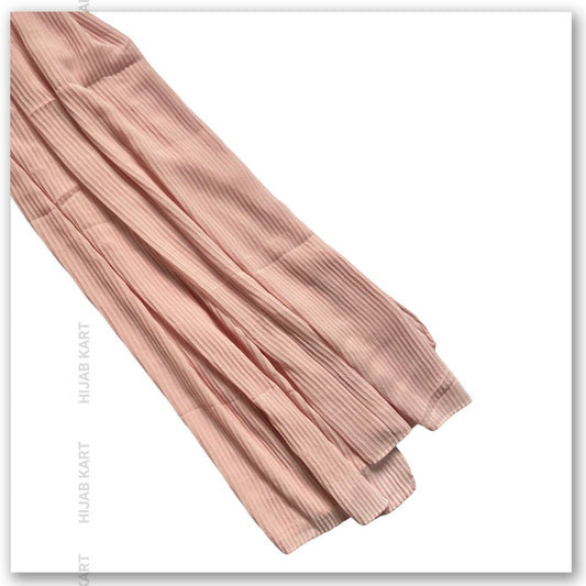 Full Ribbed Georgette Hijab