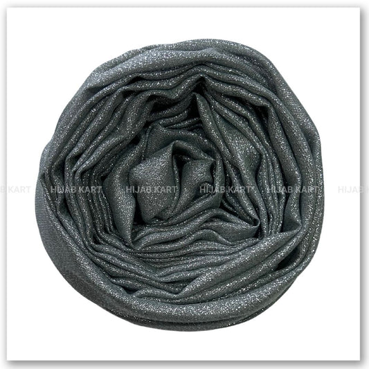 Green Cotton Shimmer Hijab | Party & Wedding Wear Cotton Hijab | Summer Hijab