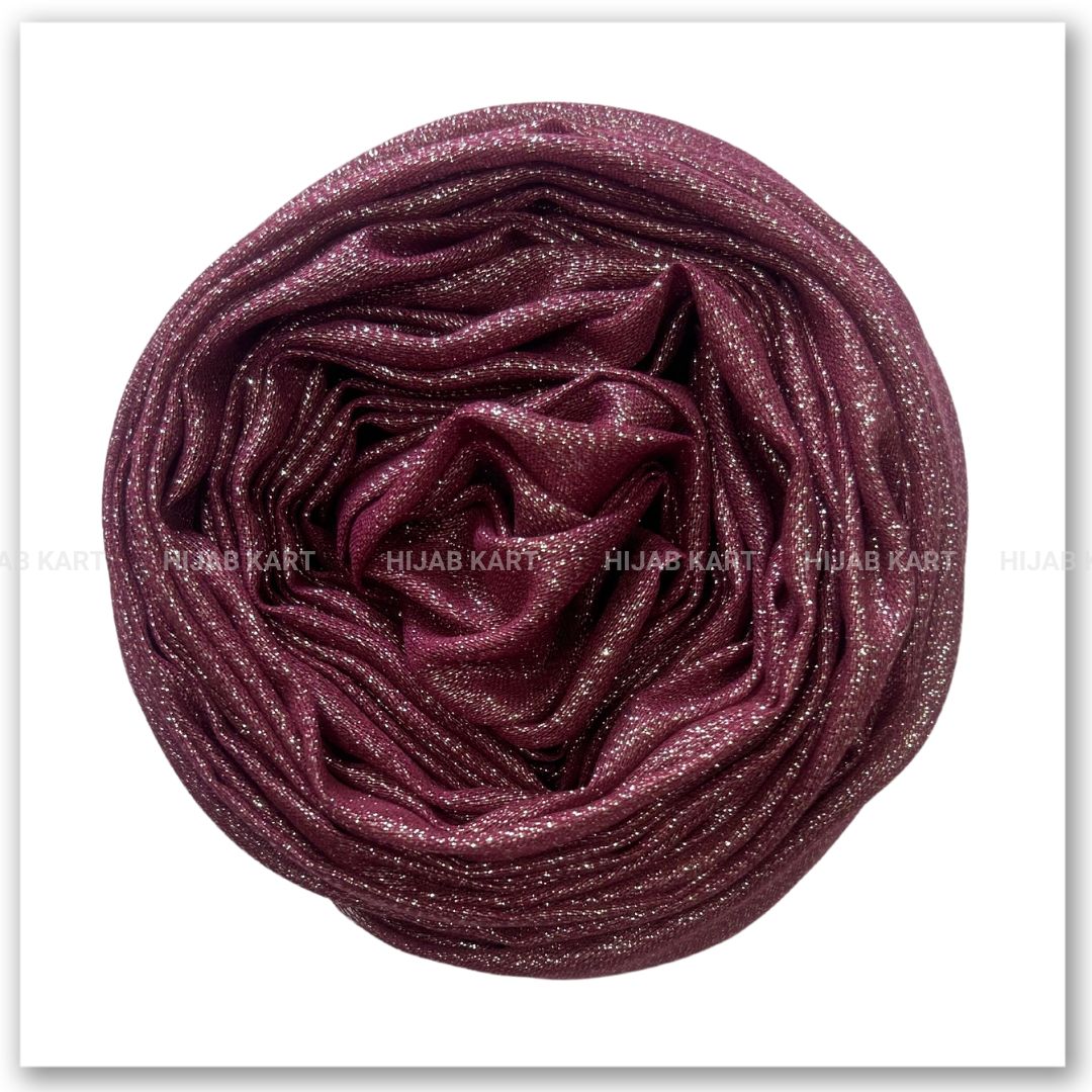 Red Cotton Shimmer Hijab | Party & Wedding Wear Cotton Hijab | Summer Hijab